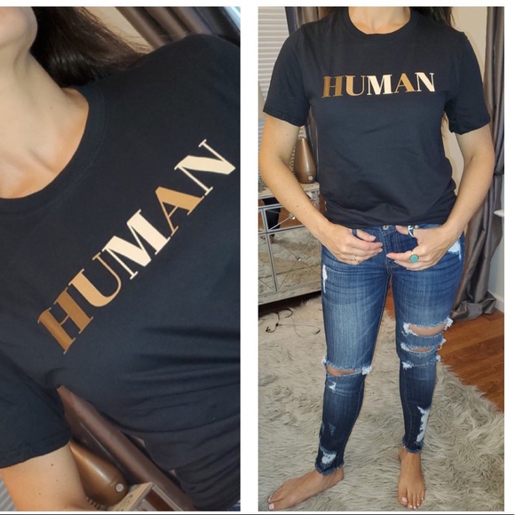 ❤️SALE❤️ HUMAN graphic tee - Picture 3 of 9